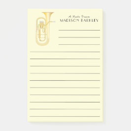 Baritone Musician Band Teacher Post-it Notes