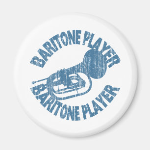 Baritone Player Magnet
