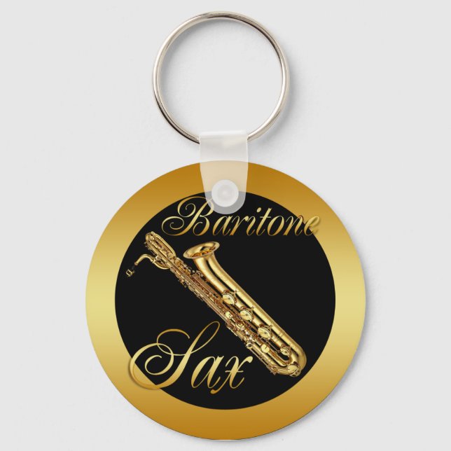 BARITONE SAXOPHONE NYCKELRING (Framsida)