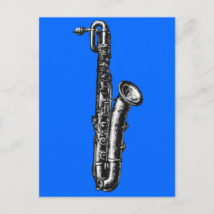 Baritone Saxophone Vykort