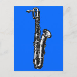 Baritone Saxophone Vykort