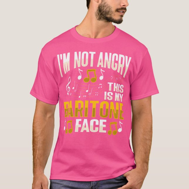 Baritone Voice Design for a Choir Member T Shirt (Framsida)