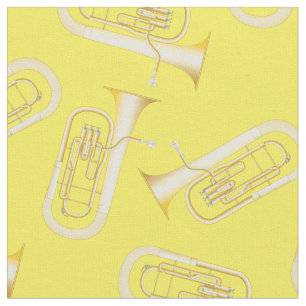 Baritones Music Musician Room Decor Gult Tyg