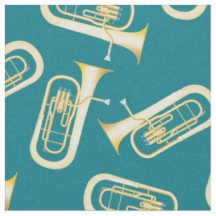 Baritones Music Musician Room Decor Teal Tyg