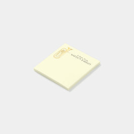 Baritont Musiklärare Post-it Notes Block