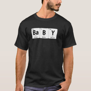 Barium(Ba) Bor(B) Och Yttrium(Y) Symboler Bebis T Shirt