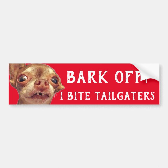 Bark av Bumper Sticker Bildekal (Framsidan)