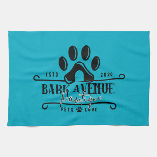 Bark Ave Pawtique [logotyp1] Kökshandduk