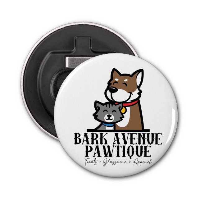 Bark Avenue Pawtique Flasköppnare (Framsidan)