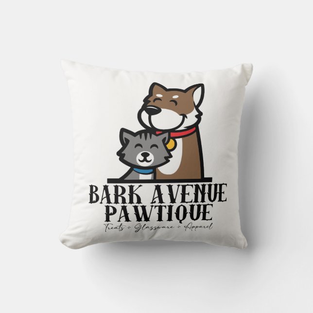 Bark Avenue Pawtique Kudde (Framsida)