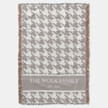 Bark + Beige Houndstooth Familj