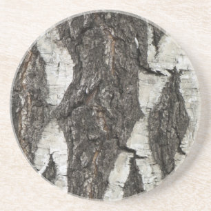 Bark Birch Wood Underlägg Sandsten