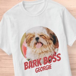 Bark Chef Pet Hund Photo Modern Coola Simple T Shirt