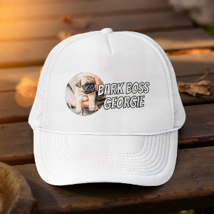 Bark Chef Pet Hund Photo Modern Simple Coola Keps