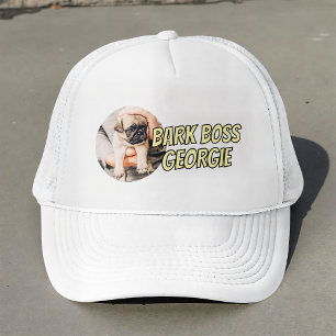Bark Chef Pet Hund Photo Modern Simple Coola Keps