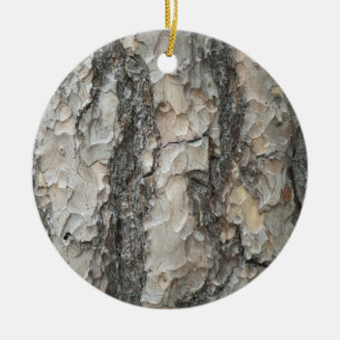 Bark Gräs Wood Julgransprydnad Keramik