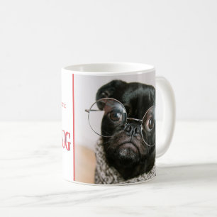 Bark Humbug Funny Julens Hund Anpassningsbar Fotog Kaffemugg
