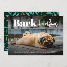 Bark Humbug Modern Anpassningsbar Photo Helgdag Ca