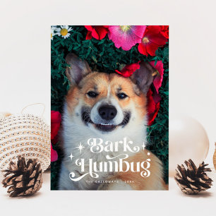 BARK HUMBUG Rolig hund jul Julkort