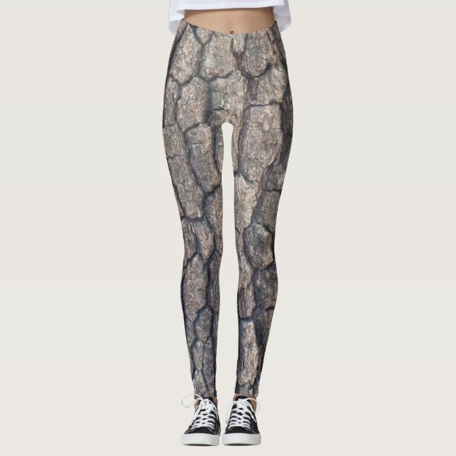 Bark i flygplan träd leggings (Framsida)