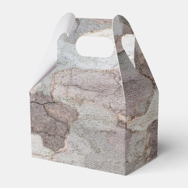 Bark i flygplan träd presentaskar (Baksidan Sidan)