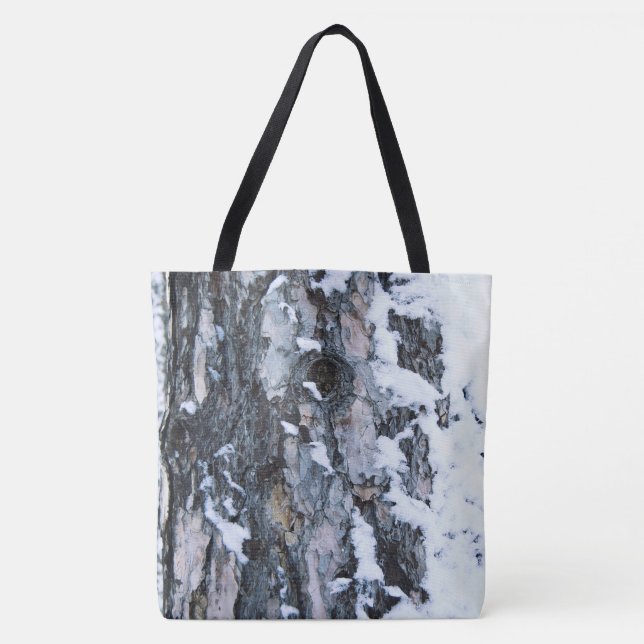 Bark i Snö Tygkasse (Framsida)