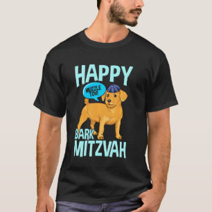 Bark Mitzvah Hund älskare Funny Jewish Pub Mitzvah T Shirt