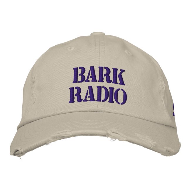 Bark Radio Hat-1 Broderad Keps (Framsida)