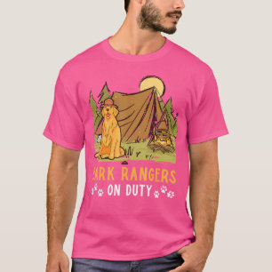 Bark Rangers På Tjänst För Camping Och Hundälskare T Shirt