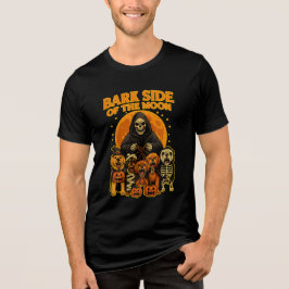 Bark Side of the Moon  Halloween Dog Grim Reaper T Shirt