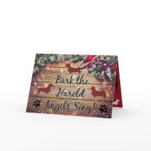 Bark Sjungan Harold Änglar julkort