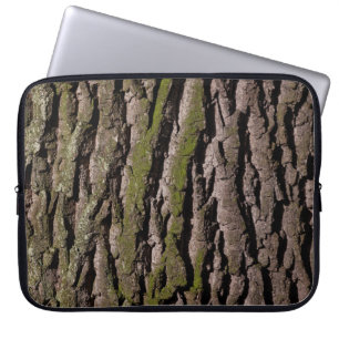 Bark träd oak moss laptop fodral