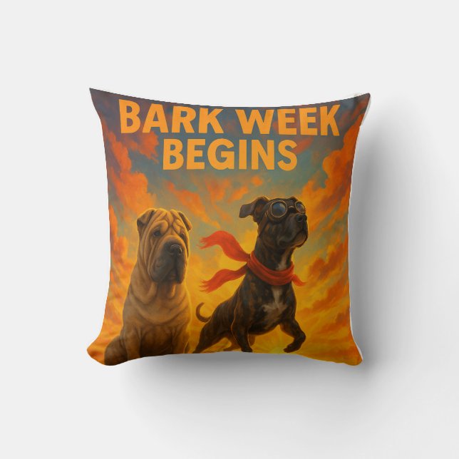 Bark Week Begins Kudde (Framsida)