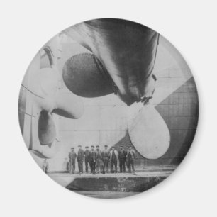 Barkass av den Titanic magneten Magnet