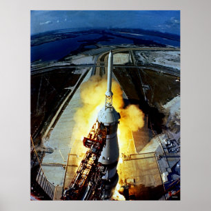 Barkass av första manar till månen - Apollo 11 Poster
