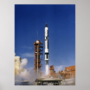 Barkass för Gemini 12 Poster