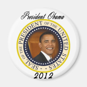 Barkass för presidentObama 2012 kampanj Magnet