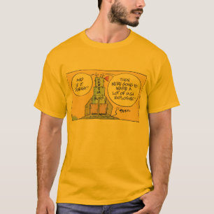 Barkass för träskråttaraket t shirt