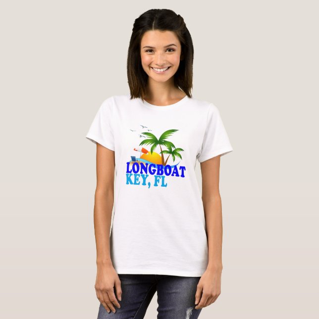 barkass nyckel- florida. .png t-shirt (Hel framsida)