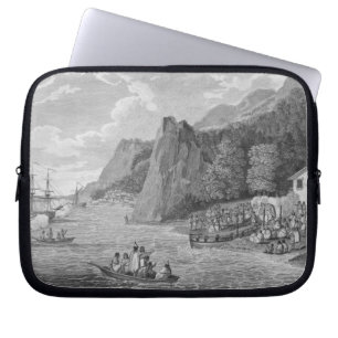 Barkassen av den northwest Amerika på Nootka Sou Laptop Sleeve