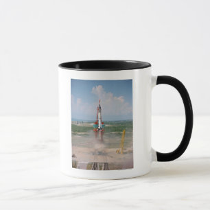 Barkassen av frihet 7 fotograferar mugg