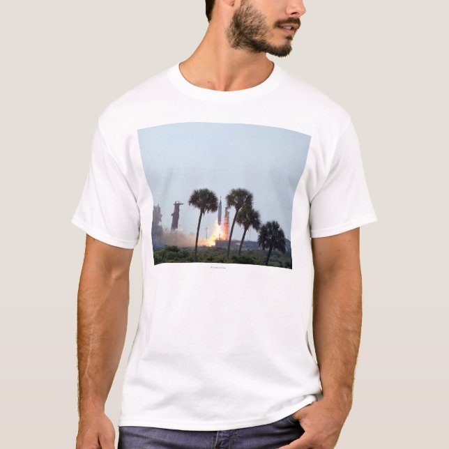 Barkassen av raket för Mercurykartbok 9 T-shirt (Framsida)