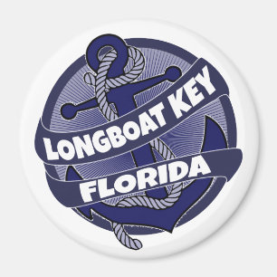 Barkassen nyckel- Florida ankrar virvlar runt Magnet