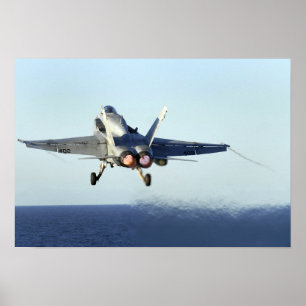 Barkasser för en F-/A-18Cbålgeting från flygdä Poster