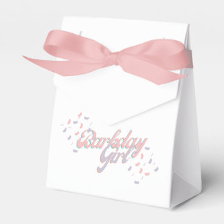 Barkday Girl Favor Box Presentaskar