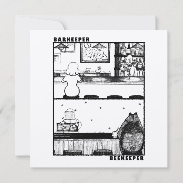 Barkeeper och biodlare (Framsida)