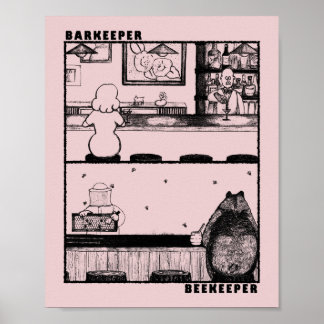 Barkeeper och biodlare poster