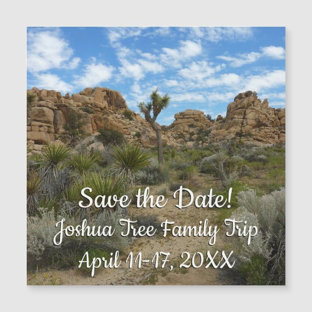 Barker Dam Loop Trail vid Joshua Tree National Par (Framsida)