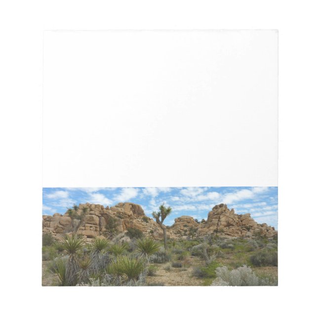 Barker Dam Loop Trail vid Joshua Tree National Par Anteckningsblock (Framsida)