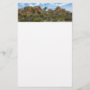 Barker Dam Loop Trail vid Joshua Tree National Par Brevpapper
